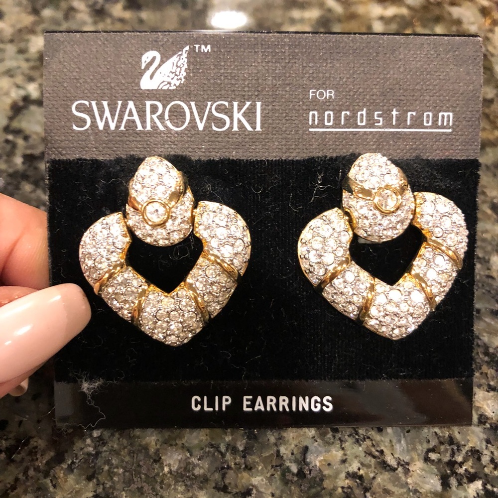 Swarovski Heart Shape Earrings